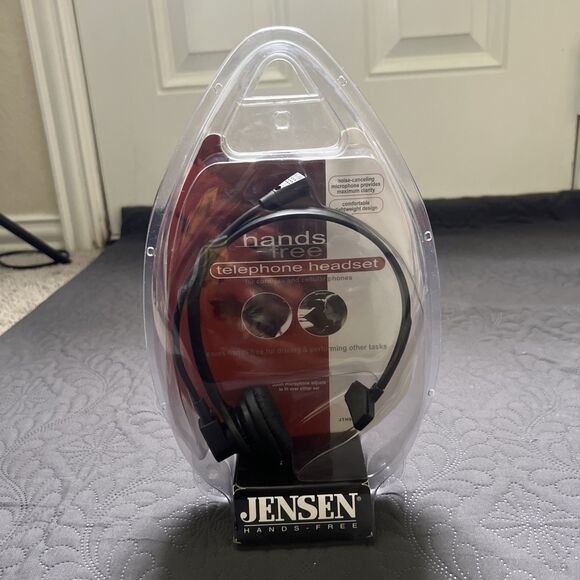 NIB Jensen Hands Free Telephone Headset  Model # JTH940 Noise Canceling Work Hom - Picture 2 of 7